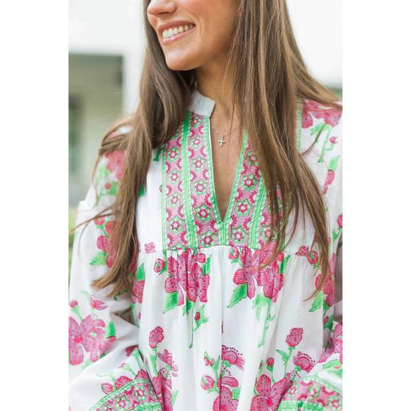 NEW VICTORIA DUNN east bay maxi dress in emberglow - Picture 2 of 3